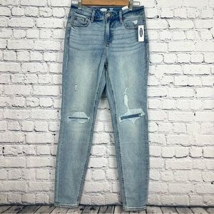 Rockstar Jean Super Skinny High Rise Secret Slim Pocket Size 6 NWT